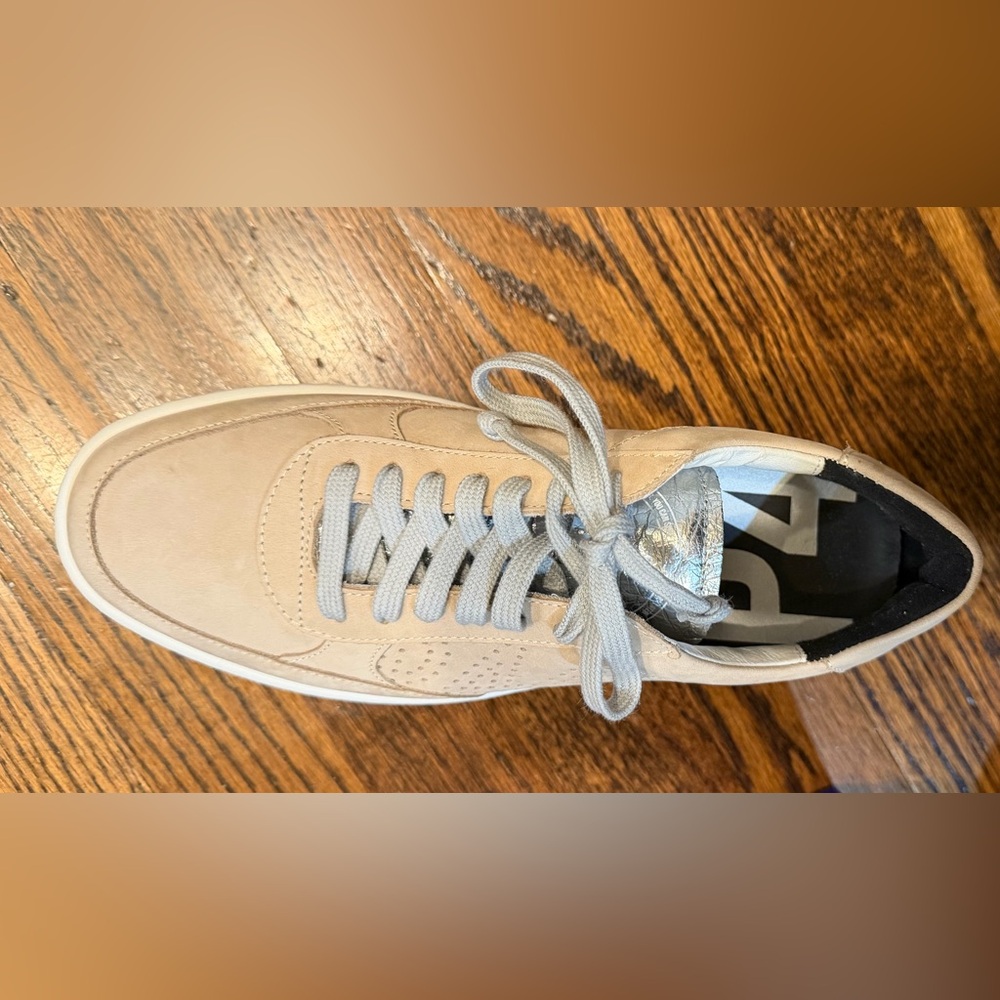 P448 EMPIRE - Neutral Beige Platform Sneakers EU Size 37 - Picture 7 of 15